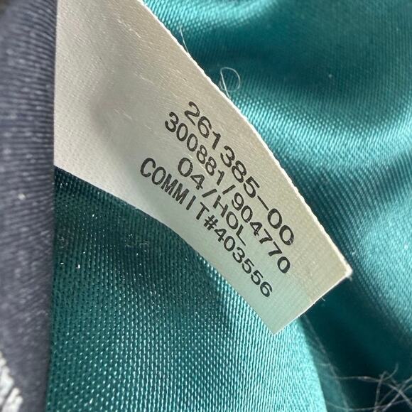 Vintage Banana Republic Teal Wool Blend Houndstooth Plaid Bucket Hat Sz Small - Picture 7 of 7